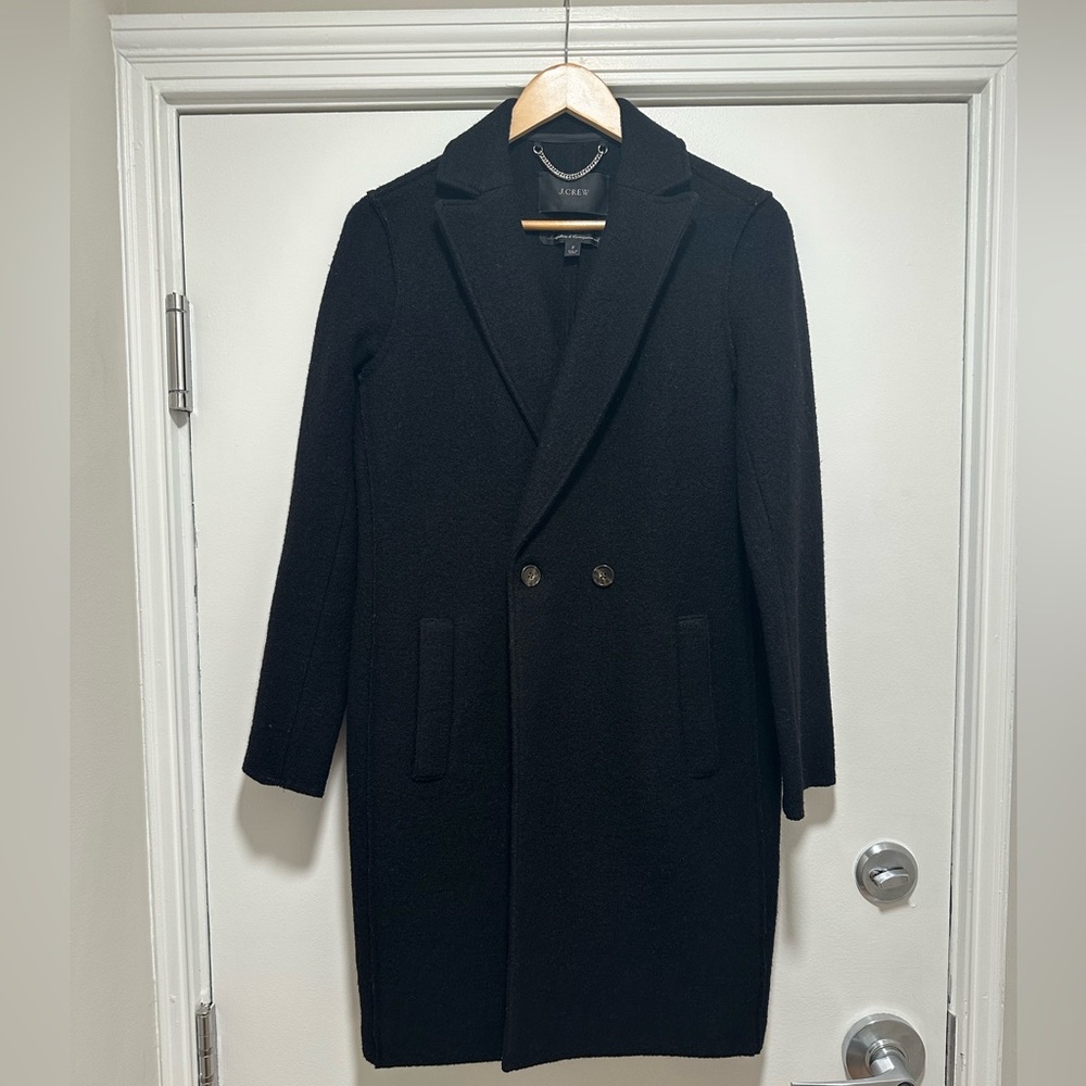 J. Crew Daphne Topcoat Boiled Wool